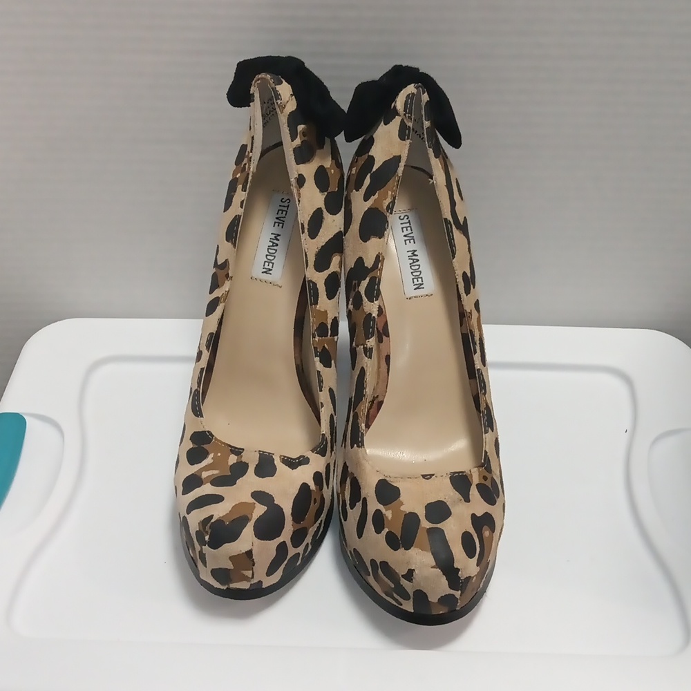 Steve Madden P-Lucca Leopard Platform Heel